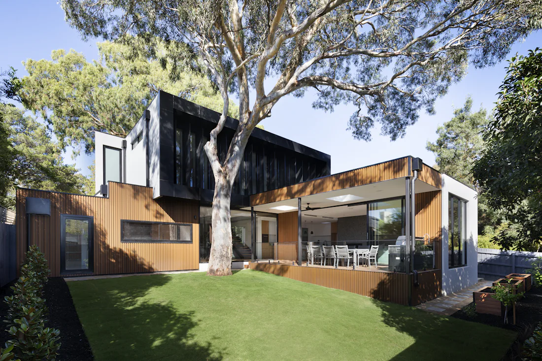 Completed bright open-plan renovation