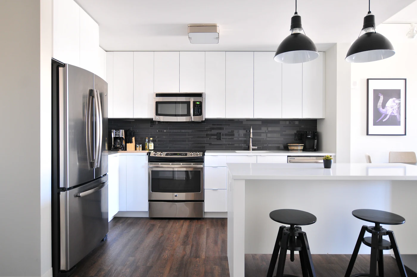 Original dated living space before renovation